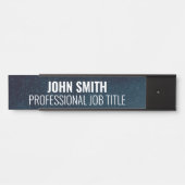 Plaque de nom de porte de bureau professionnel mod (Devant)