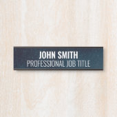 Plaque de nom de porte de bureau professionnel mod (Devant)
