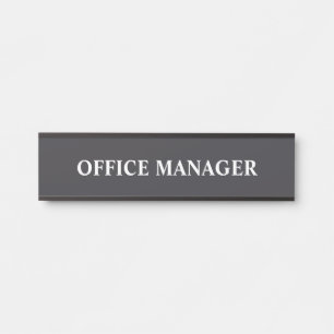 Plaque de nom de porte de bureau professionnel mod