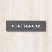 Plaque de nom de porte de bureau professionnel mod (Devant)