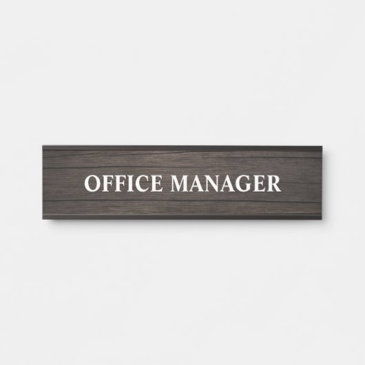 Plaque de nom de porte de bureau professionnel mod (Devant)