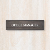 Plaque de nom de porte de bureau professionnel mod (Devant)