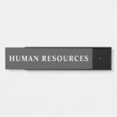 Plaque de nom de porte de bureau professionnel mod (Devant)