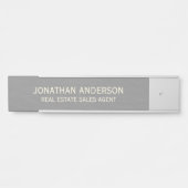Plaque de nom de porte de bureau professionnel mod (Devant)