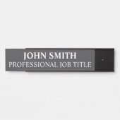 Plaque de nom de porte de bureau professionnel mod (Devant)