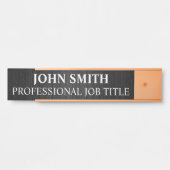 Plaque de nom de porte de bureau professionnel mod (Devant)