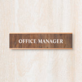 Plaque de nom de porte de bureau professionnel mod (Devant)