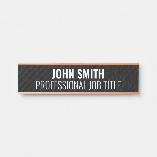 Plaque de nom de porte de bureau professionnel mod (Devant)