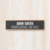 Plaque de nom de porte de bureau professionnel mod (Devant)