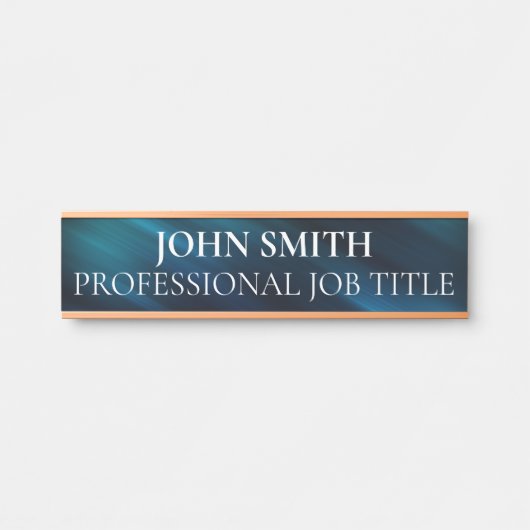 Plaque de nom de porte de bureau professionnel mod (Devant)