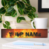 Plaque de nom d'incendie