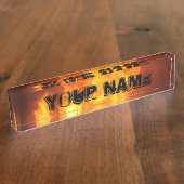 Plaque de nom d'incendie (Taille)