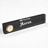 Plaque de nom du bureau Aaron