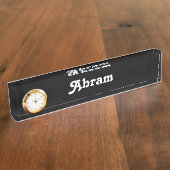 Plaque de nom du bureau Abram (Taille)