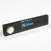 Plaque de nom du bureau Aiden