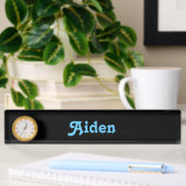 Plaque de nom du bureau Aiden