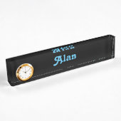 Plaque de nom du bureau Alan