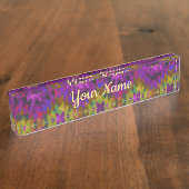 Plaque de nom du bureau amérindien (Taille)