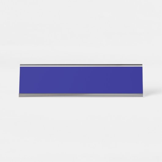 Plaque de nom du bureau bleu de la Marine (Devant)