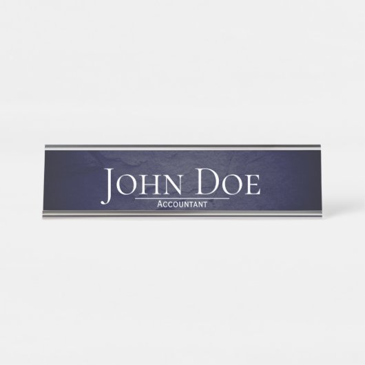 Plaque de nom du bureau comptable (Devant)