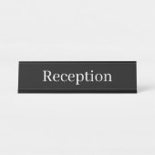 Plaque de nom du bureau d'accueil (Devant)
