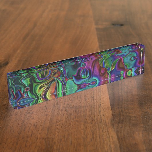 Plaque de nom du bureau de fusion du cerveau (Taille)