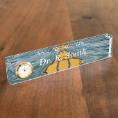 Plaque de nom du bureau de kayak (Taille)