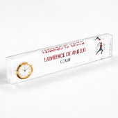 Plaque de nom du bureau de lancement Ax