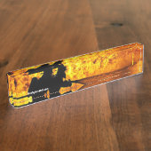 Plaque de nom du bureau de pompier (Taille)