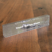 Plaque de nom du bureau de tortues (Taille)