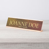 Plaque de nom du bureau des ressources humaines (Devant)