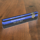 Plaque de nom du bureau d'insigne de Las Vegas PD (Taille)