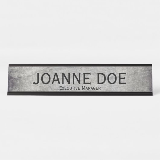 Plaque de nom du bureau du directeur exécutif (Devant)