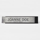 Plaque de nom du bureau du directeur exécutif (Devant)