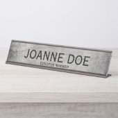 Plaque de nom du bureau du directeur exécutif (Devant)