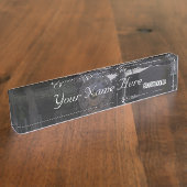 Plaque de nom du bureau du moteur à vapeur (Taille)