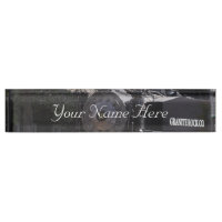 Plaque de nom du bureau du moteur à vapeur