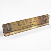 Plaque de nom du bureau du procureur