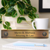Plaque de nom du bureau du procureur