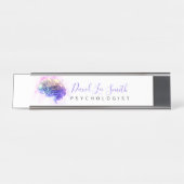 Plaque de nom du bureau du psychologue / neurologu (Devant)