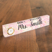 Plaque de nom du bureau en marbre (Taille)