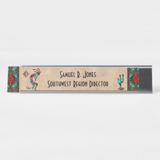 Plaque de nom du bureau Kokopelli (Devant)