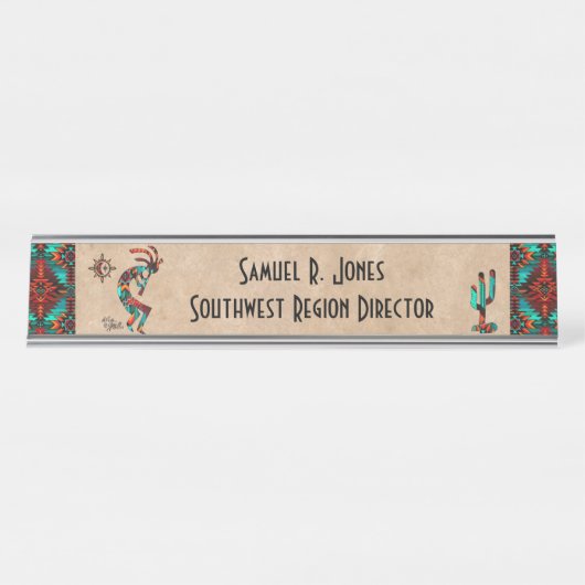 Plaque de nom du bureau Kokopelli (Devant)