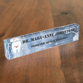 Plaque de nom du bureau pour les professionnels de (Taille)