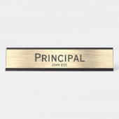 Plaque de nom du bureau principal (Devant)