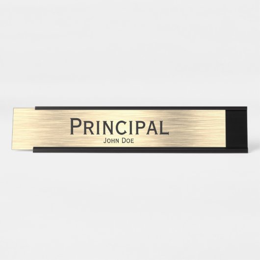 Plaque de nom du bureau principal (Devant)