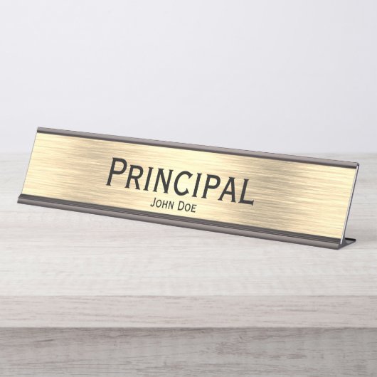 Plaque de nom du bureau principal (Devant)