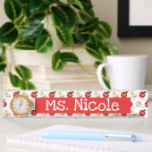 Plaque de nom du bureau Red Delicious Apples