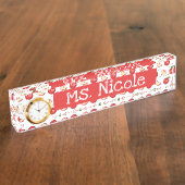 Plaque de nom du bureau Red Delicious Apples (Taille)