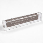 Plaque de nom du bureau Shabby Chic SLP